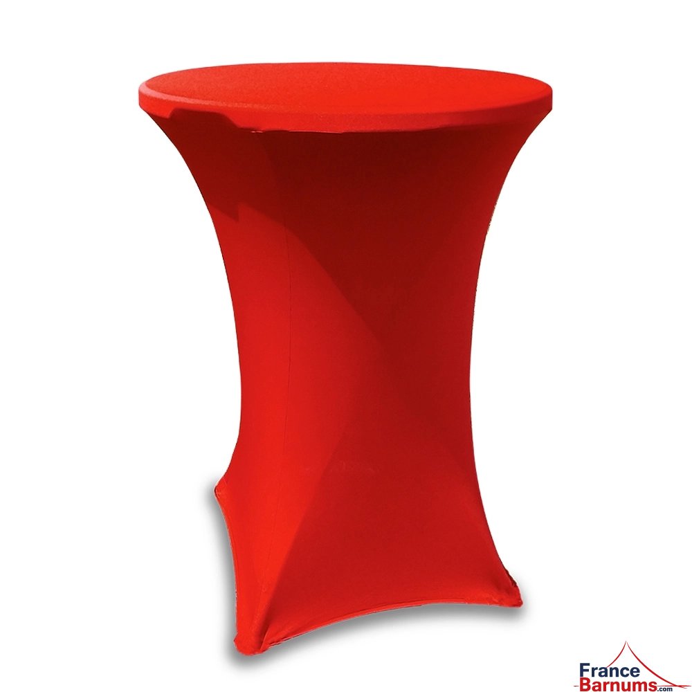housse rouge vif pour table mange-debout housse rouge vif pour table mange-debout