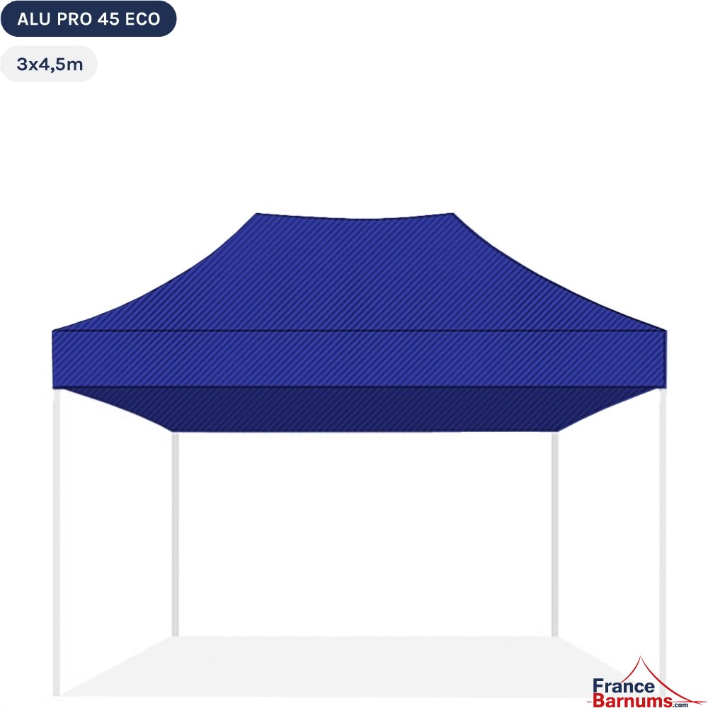 Bâche de toit BLEUE 3x6m pour barnum pliant Gamme Alu Pro 45 Eco Bâche de toit BLEUE 3x6m pour barnum pliant Gamme Alu Pro 45 Eco