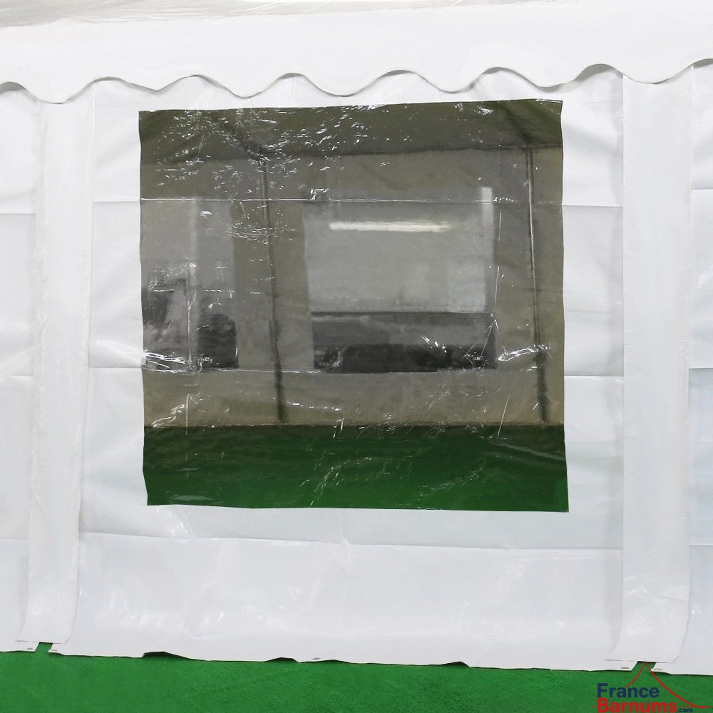 Tente de réception 60m² avec fenêtres transparentes