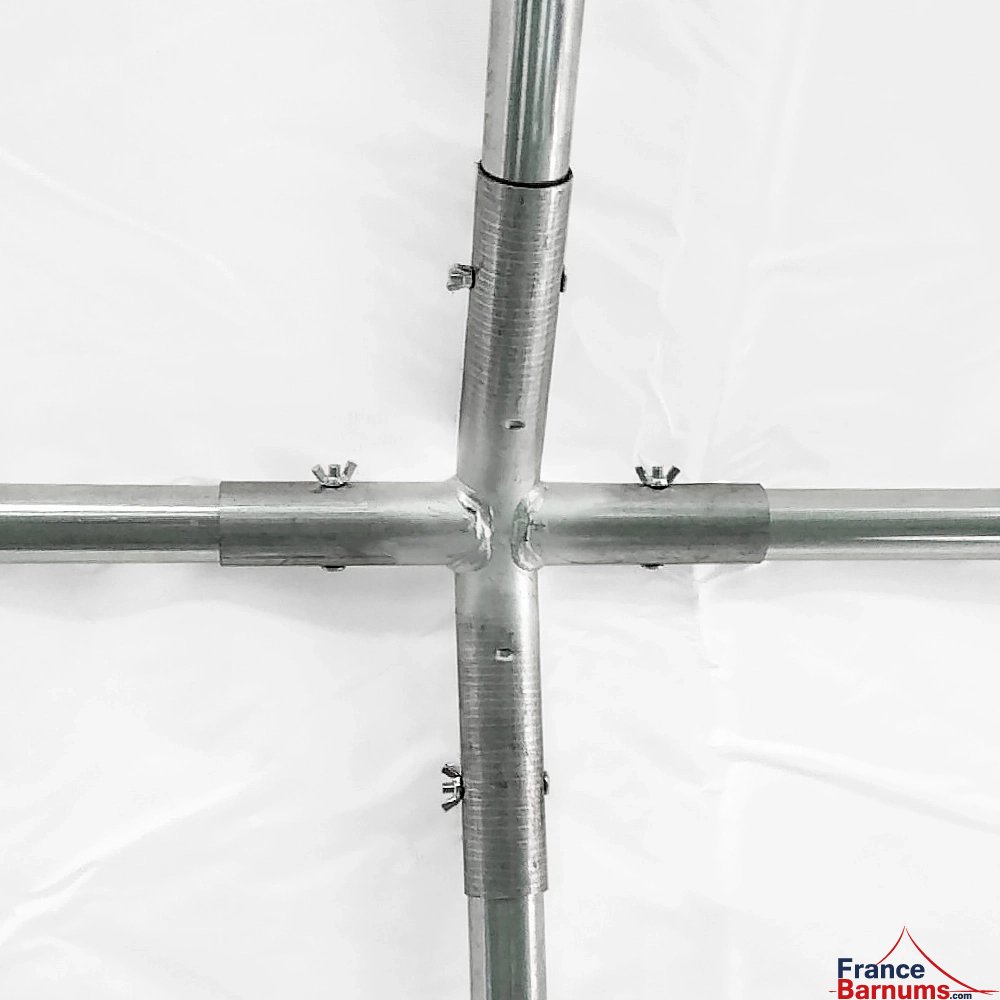 Tente de réception - Chapiteau MEDIUM en PVC de 4m x 8m avec Tubes de 38mm