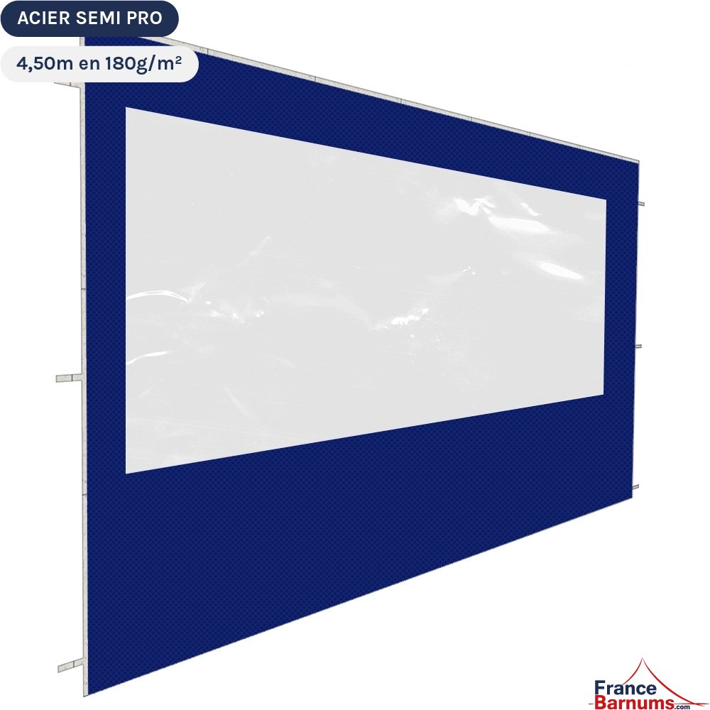 Paroi de 4m5 Fenêtre bleue - Tissé polyester 180gr/m²