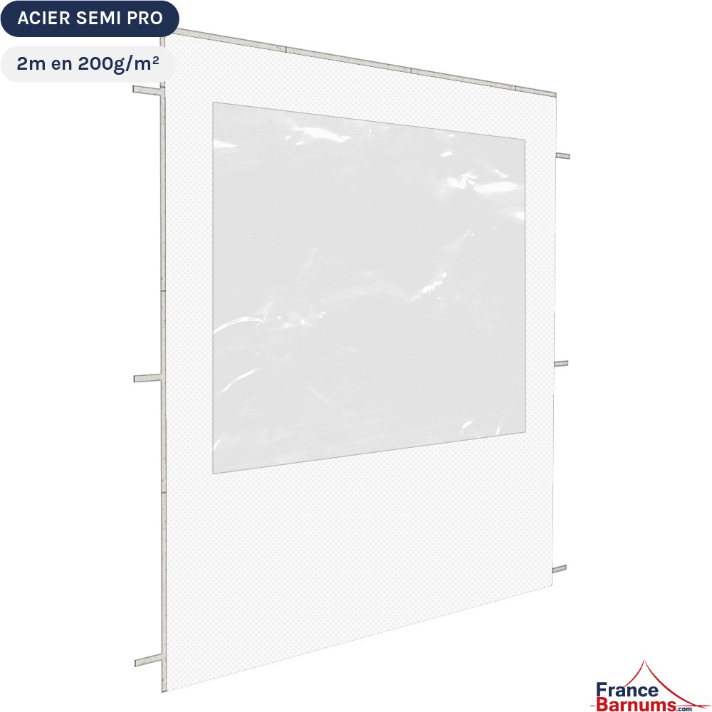 Paroi de 2m Fenêtre - Polyester enduction PVC 200gr/m² Paroi de 2m Fenêtre - Polyester enduction PVC 200gr/m²