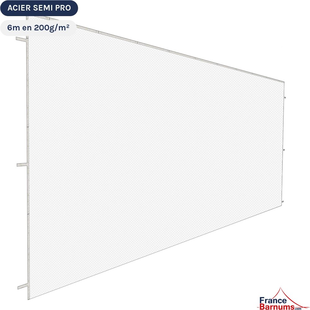 Paroi de 6m Pleine - Polyester enduction PVC 200gr/m²