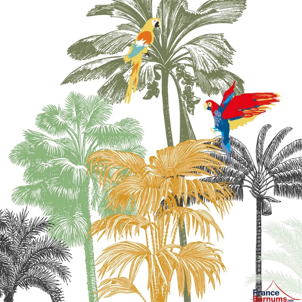 Impression de bâche de barnum pliant décor jungle