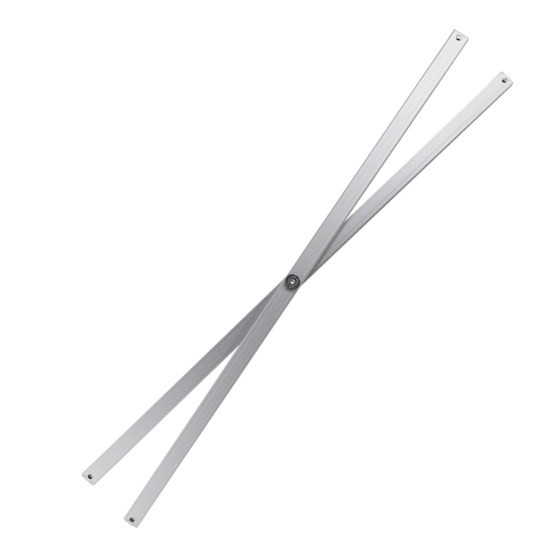 Croisillons pour barnum pliant Alu Pro 45 LUXE 2,4x2,4m