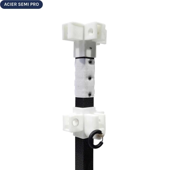 Pied central pour barnum pliant Acier Semi Pro 3x6m