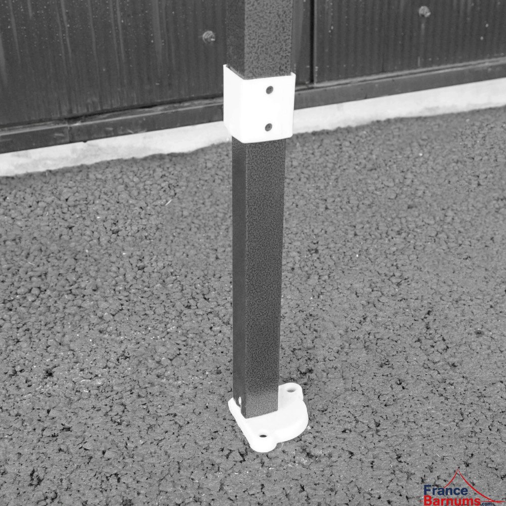 Pied complet d'angle pour barnum pliant de 4m de Gamme Acier Semi Pro