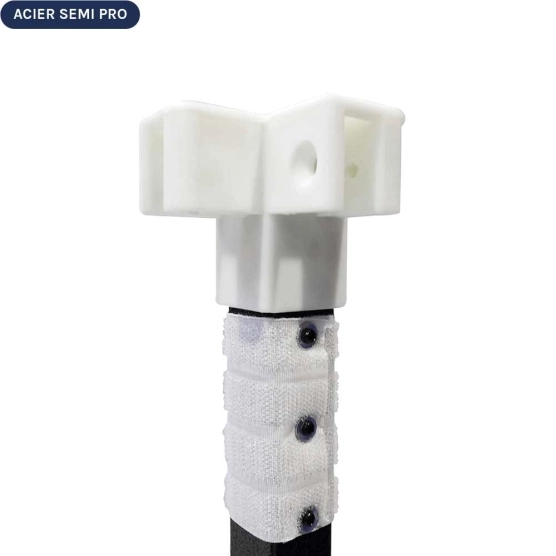 Pied complet d'angle pour barnum pliant de 4m de Gamme Acier Semi Pro