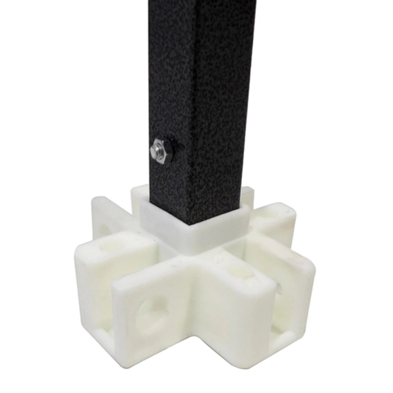 Pied de mât complet pour barnum pliant de 3m Acier Semi Pro