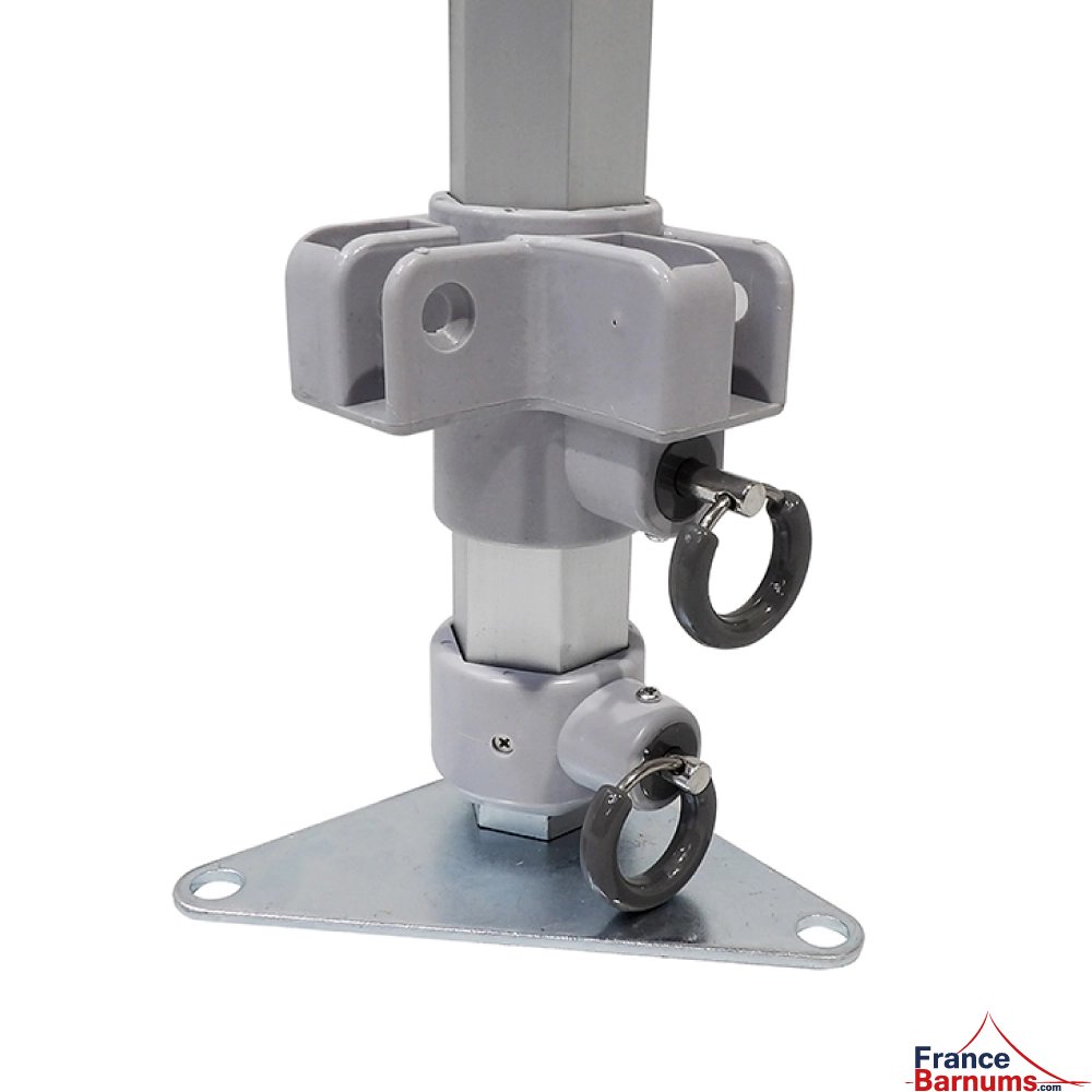 Pied d'angle pour barnum pliant Alu Pro 45 LUXE 2x3m 2,4m 2,4m 3x3m 3x4,5m 3x6m