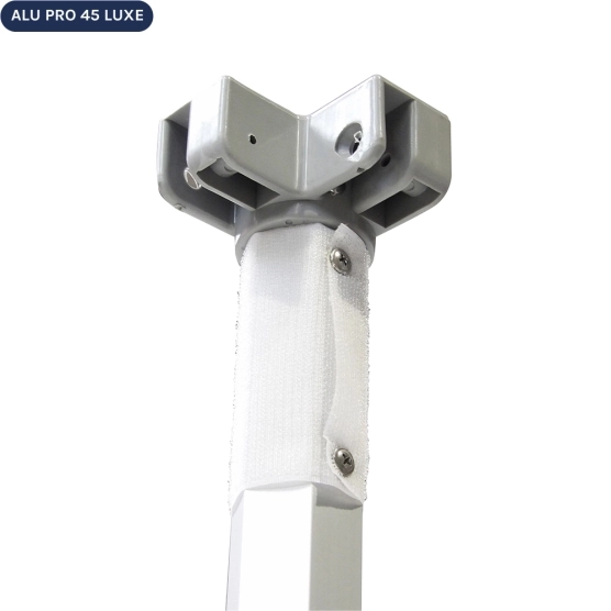 Pied d'angle pour barnum pliant Alu Pro 45 LUXE 4x4m 4x6m 4x8m