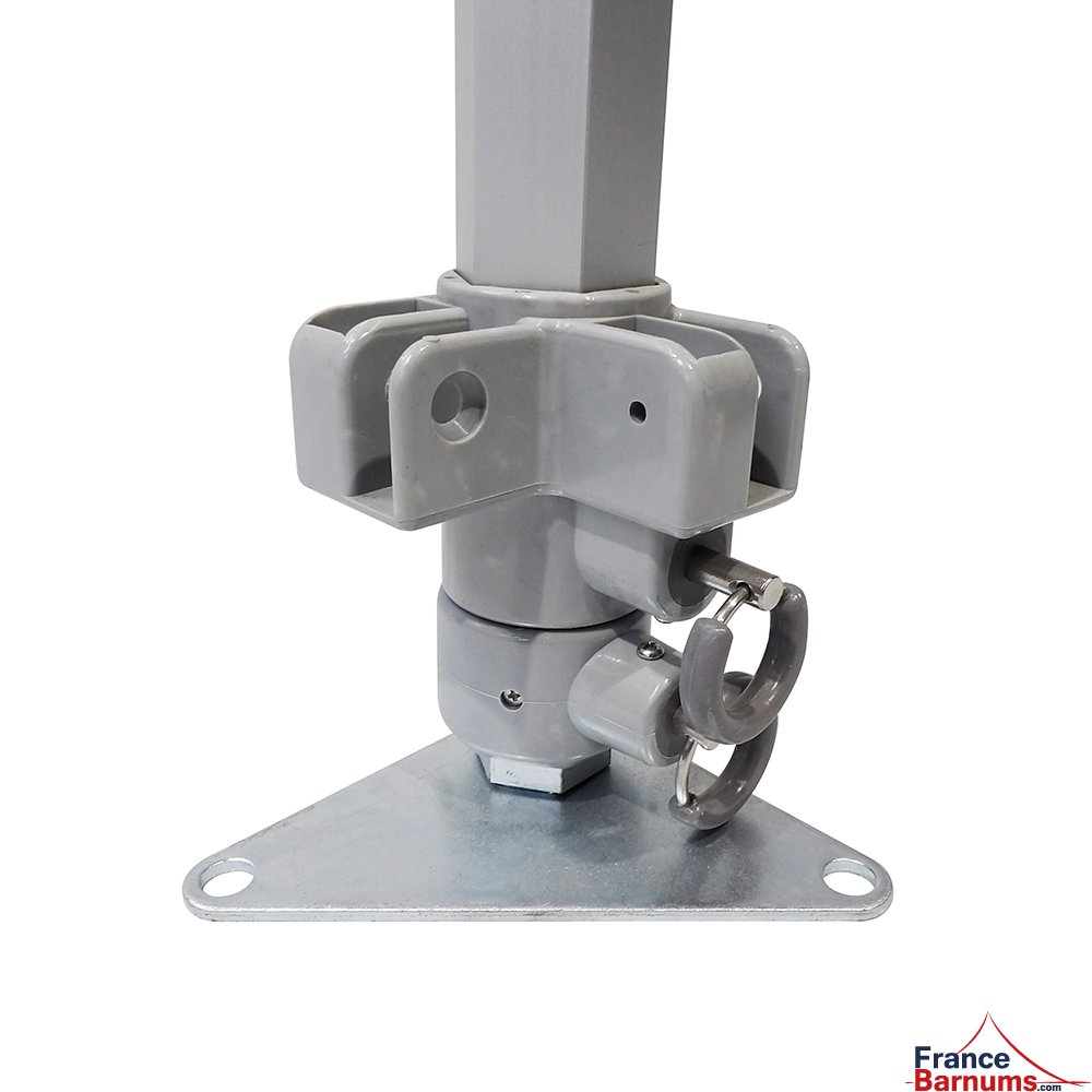 Pied d'angle pour barnum pliant Alu Pro 45 LUXE 4x4m 4x6m 4x8m