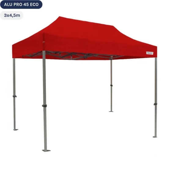 Tente pliante Alu Pro 45 ECO 3mx4,5m ROUGE Tente pliante Alu Pro 45 ECO 3mx4,5m ROUGE