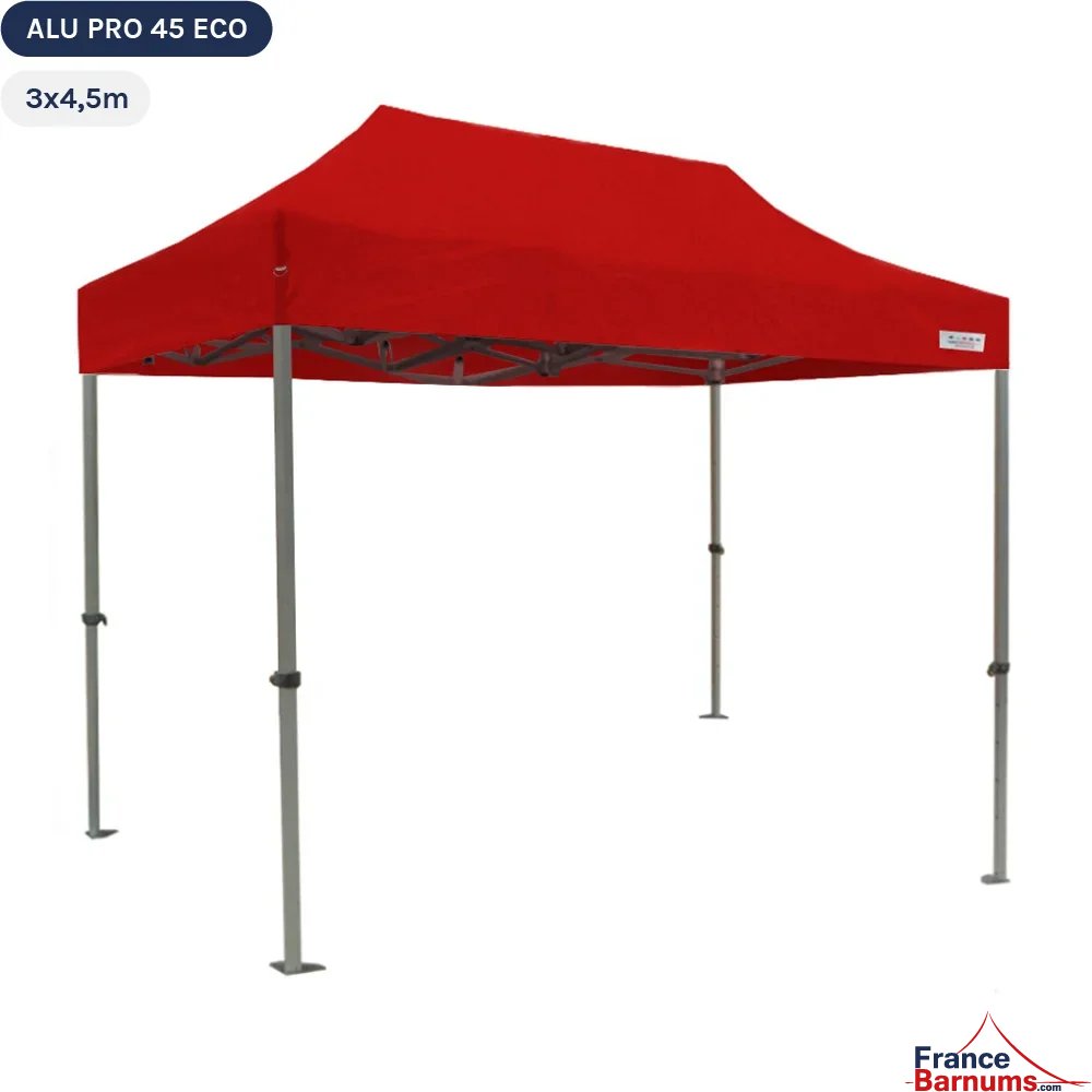 Tente pliante Alu Pro 45 ECO 3mx4,5m ROUGE Tente pliante Alu Pro 45 ECO 3mx4,5m ROUGE