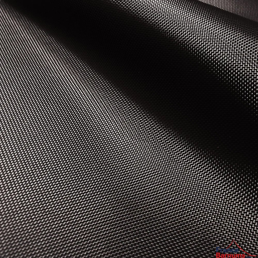 Bâche en polyester 320 g/m2 de couleur noire Bâche en polyester 320 g/m2 de couleur noire