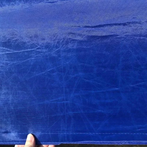Bâche bleue à effet marbré Bâche bleue à effet marbré