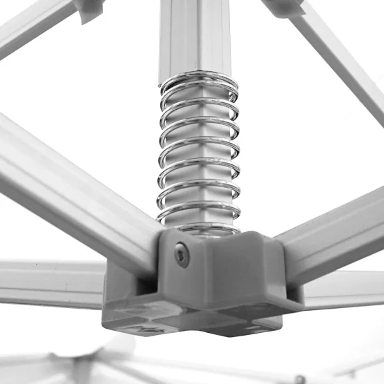 Mât à ressort puissant barnum pliant pro alu 4m x 6m