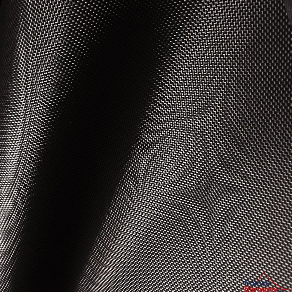 Bâche de toit Polyester enduction PVC 320 g/m2 de couleur noire