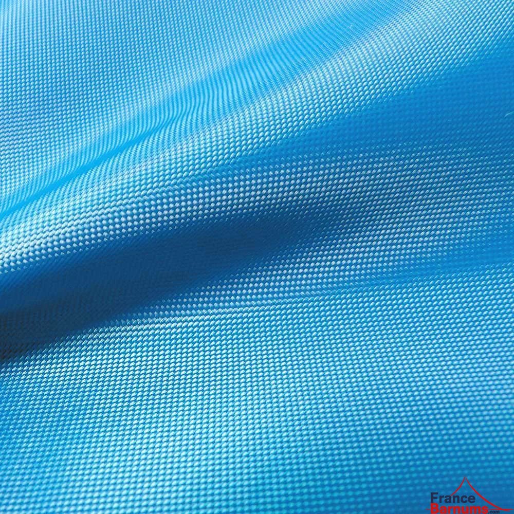 Bâche de toit Polyester enduction PVC 320 g/m2 de couleur bleu azur