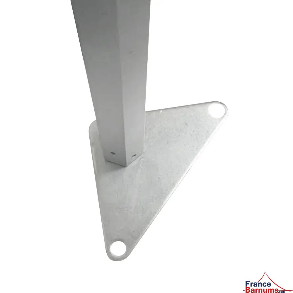 Large platine de pied barnum pliant professionnel alu 3m x 3m