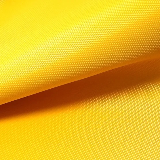 Bâche Polyester de couleur jaune avec enduction PVC 380g/m2