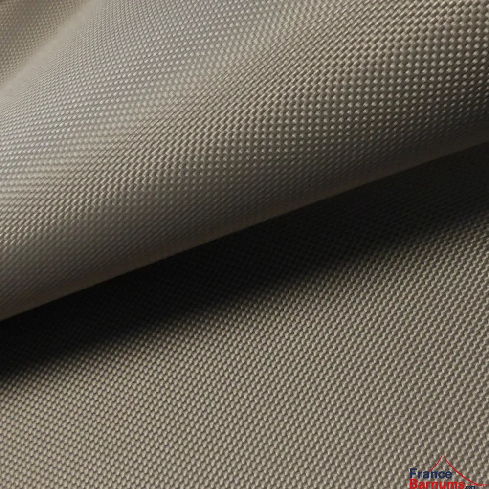 Bâche de toit Polyester enduction PVC 380 g/m2 de couleur taupe Bâche de toit Polyester enduction PVC 380 g/m2 de couleur taupe