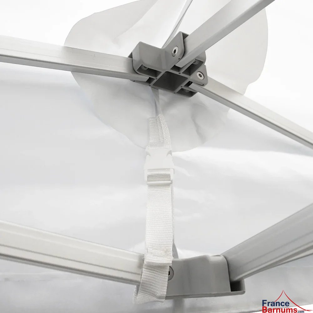 Sangles de tension bâche de toit barnum pliant alu pro 4m x 4m