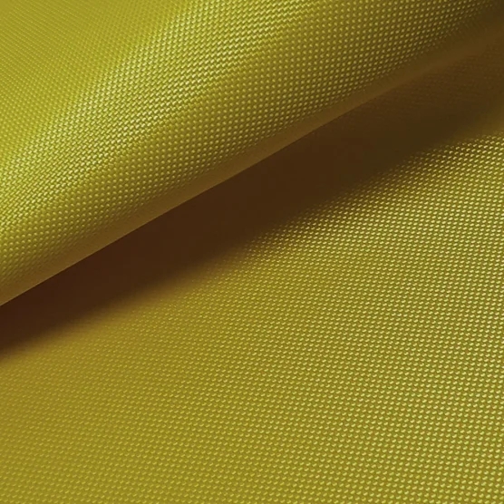 Bâche Polyester de couleur vert doré avec enduction PVC 380g/m2