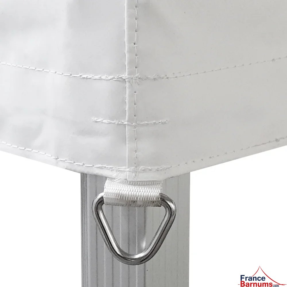 Anneau de haubanage pour un alu Pro 55 norme M2 2x3m noir avec côtés fenêtres