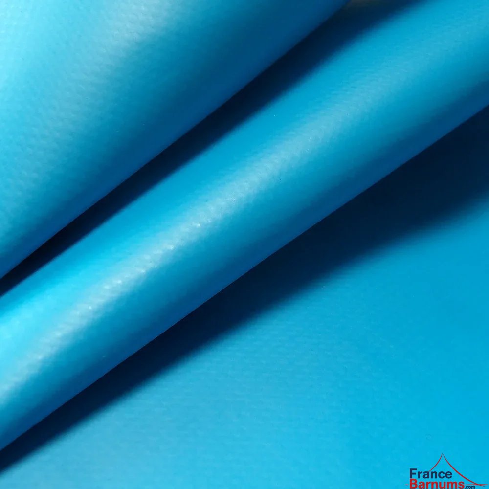 Bâche de toit en PVC 580 g/m2 de couleur bleu ciel Bâche de toit en PVC 580 g/m2 de couleur bleu ciel