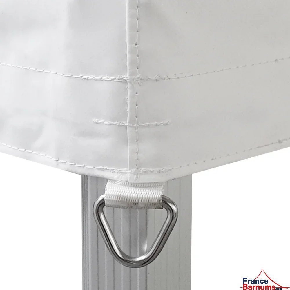 Anneau de haubanage pour un alu Pro 55 norme M2 4x6m rouge avec côtés fenêtres