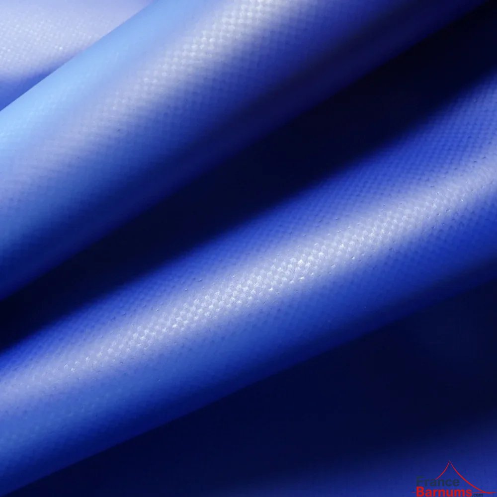 Bâche de toit en PVC 580 g/m2 de couleur bleue Bâche de toit en PVC 580 g/m2 de couleur bleue