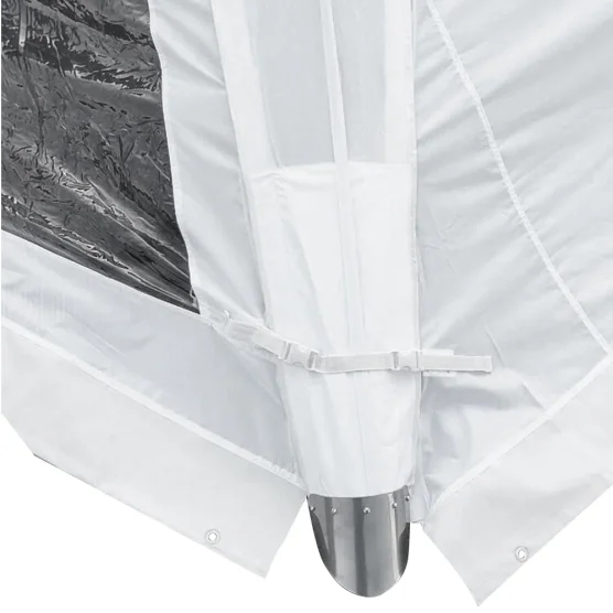 Attaches rapides de mur pour tente étoile 2 mâts L.14m Ø10m Attaches rapides de mur pour tente étoile 2 mâts L.14m Ø10m