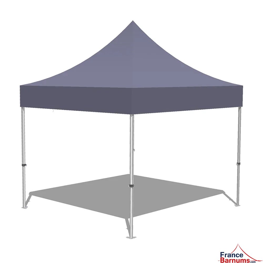 Tonnelle Pliante - Abri pliable Acier Loisirs 3mx3m NOIR