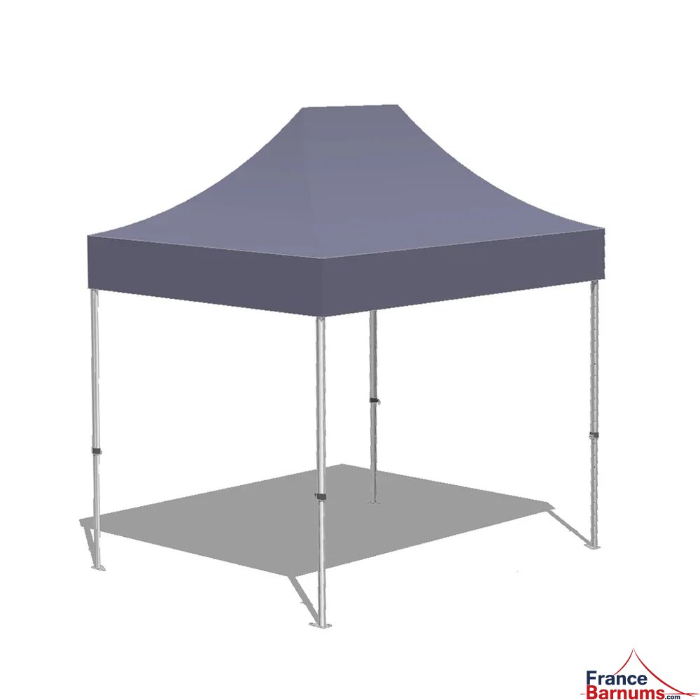 Tonnelle pliante - Stand pliant Alu Pro 45 LUXE M2 2mx3m NOIR 380gr/m² Tonnelle pliante - Stand pliant Alu Pro 45 LUXE M2 2mx3m NOIR 380gr/m²