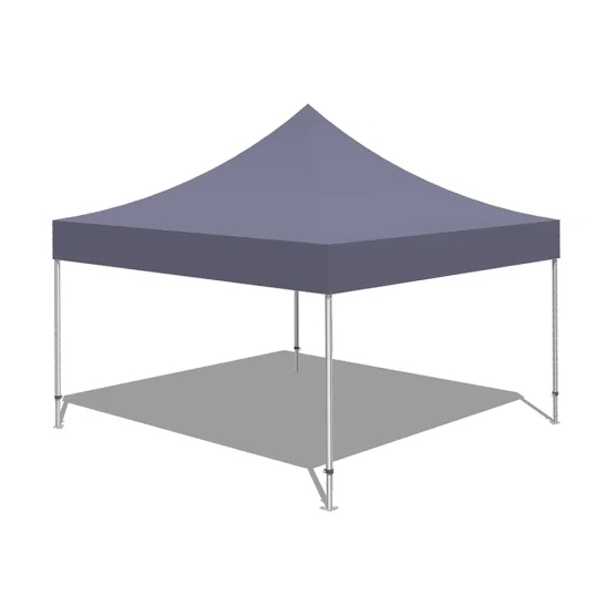 Tonnelle Pliante Alu Pro 55 PRESTIGE M2 4mx4m BLANC PVC 580g/m²