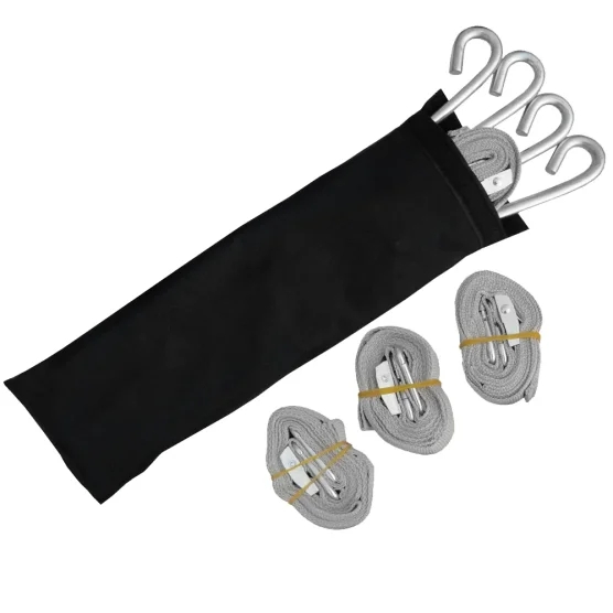 Kit d'arrimage Alu Semi Pro, Pro 45 et Pro 55 pour haubaner et maintenir votre barnum pliant au sol Kit d'arrimage Alu Semi Pro, Pro 45 et Pro 55 pour haubaner et maintenir votre barnum pliant au sol