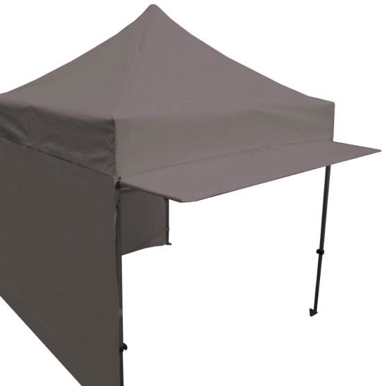 Casquette taupe extension soleil de 4,5m pour barnum pliant Acier Premium Casquette taupe extension soleil de 4,5m pour barnum pliant Acier Premium