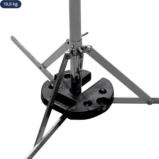 POIDS en FONTE de 13,5KG pour parasol de forain