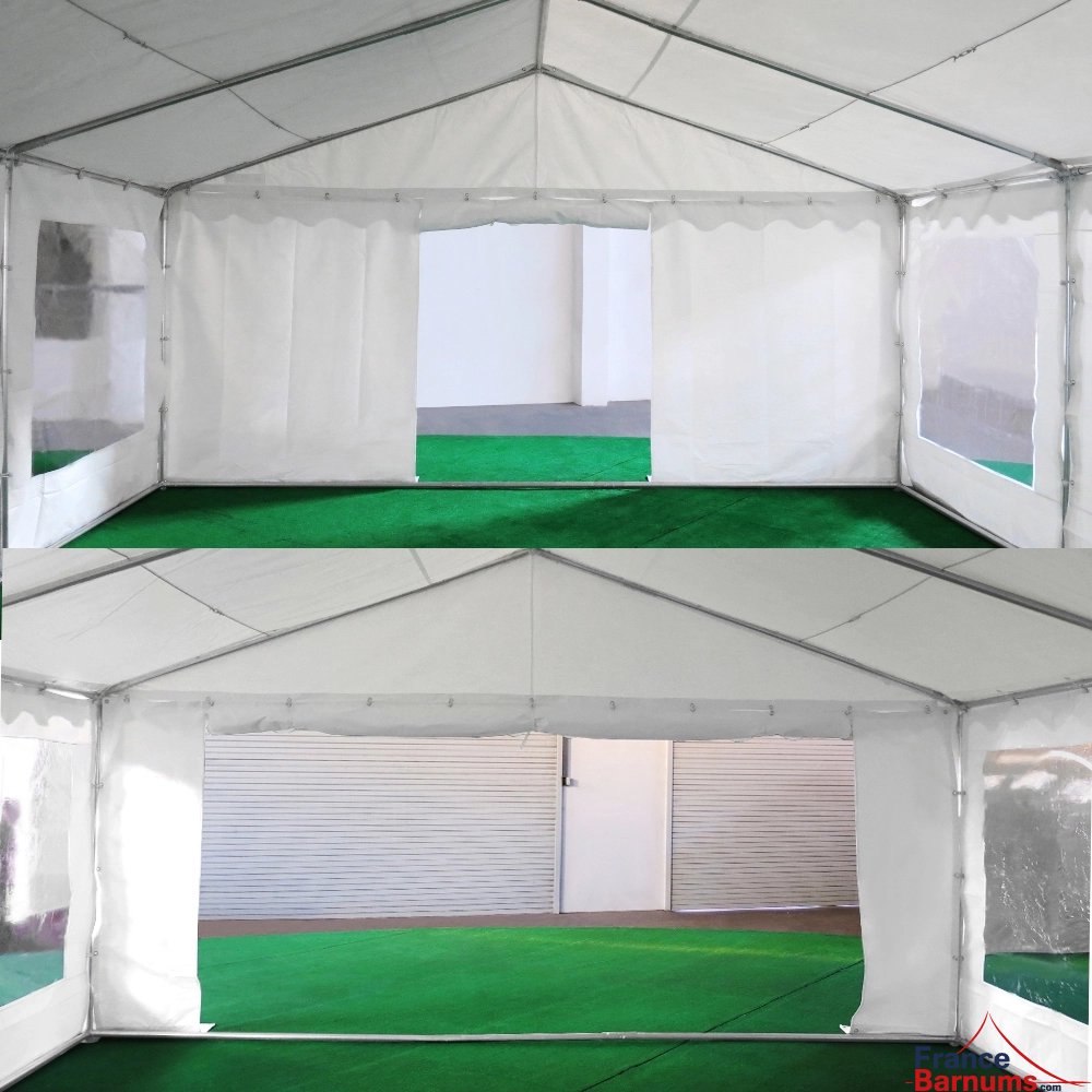 Porte de tente de réception - Chapiteau MEDIUM 5m x 12m en PVC Porte de tente de réception - Chapiteau MEDIUM 5m x 12m en PVC