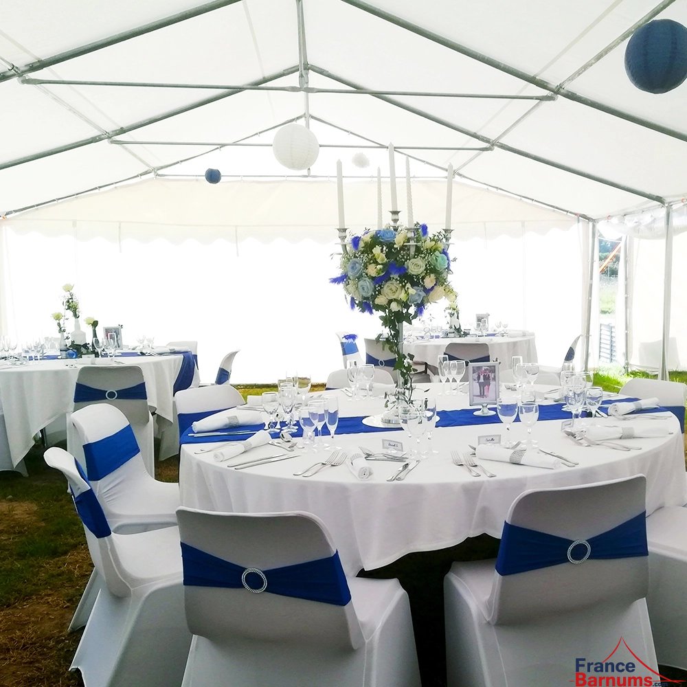 Tente de réception - Chapiteau PREMIUM 6m x 12m en PVC