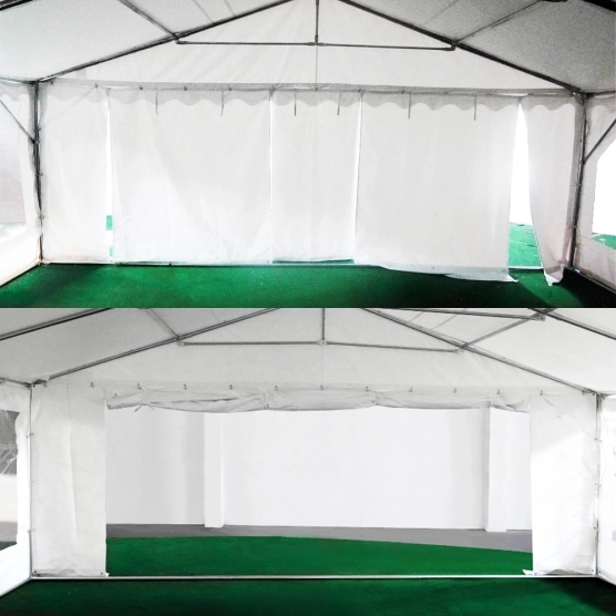 Porte de Tente de réception - Chapiteau PREMIUM 6m x 12m en PVC