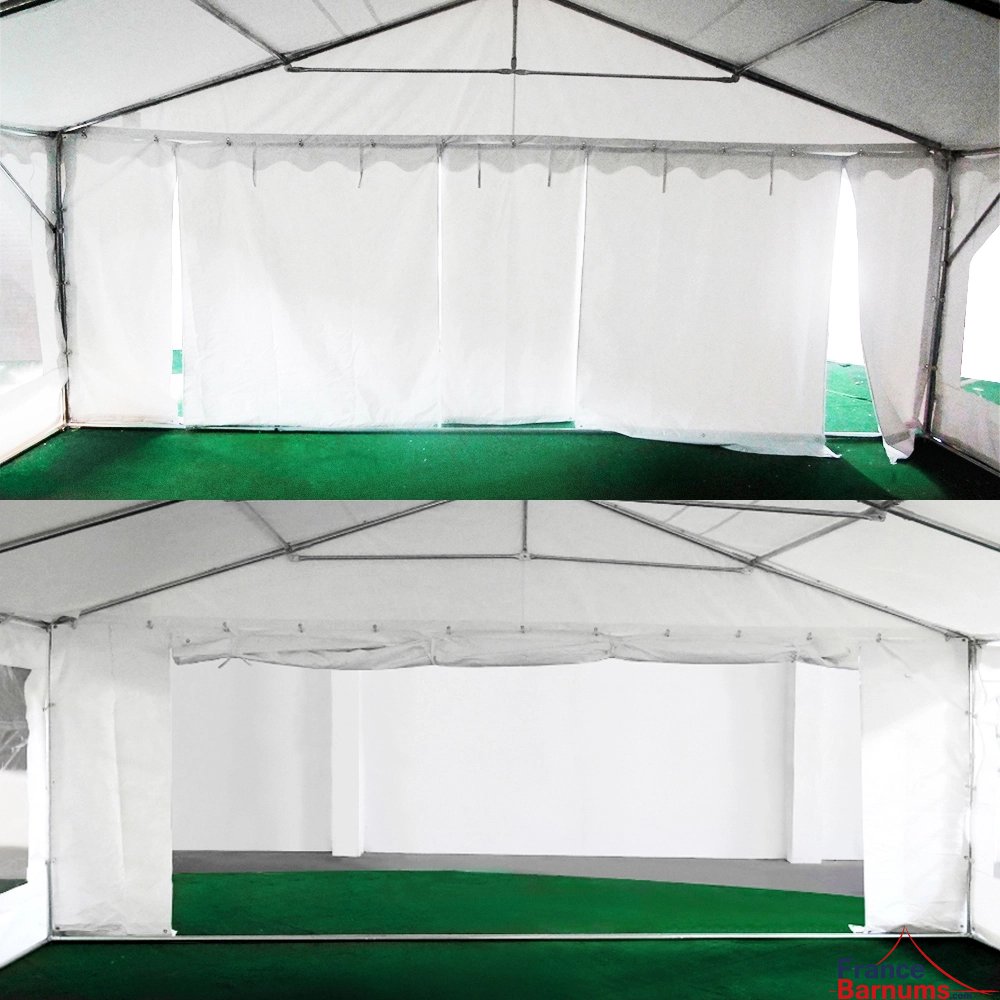 Porte de Tente de réception - Chapiteau PREMIUM 6m x 12m en PVC