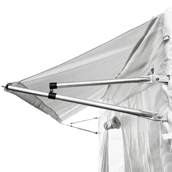 Barre transversale et barre de maintien de casquette amovible -Tonnelle Acier Semi Pro 3mx3m