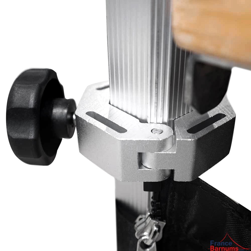 Connecteur Ø55mm avec support à visser sous le comptoir buvette