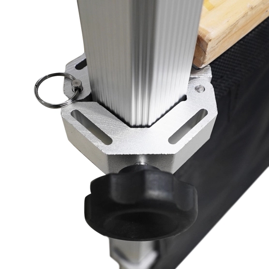 Pièce de connexion pour comptoir buvette sur pied de barnum pliant Ø55mm pour alu pro 55 prestige