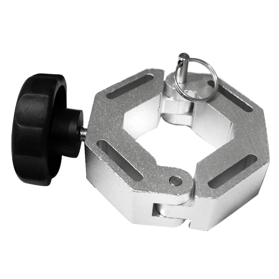 Connecteur Ø55mm pour comptoir pliant buvette à section octogonale