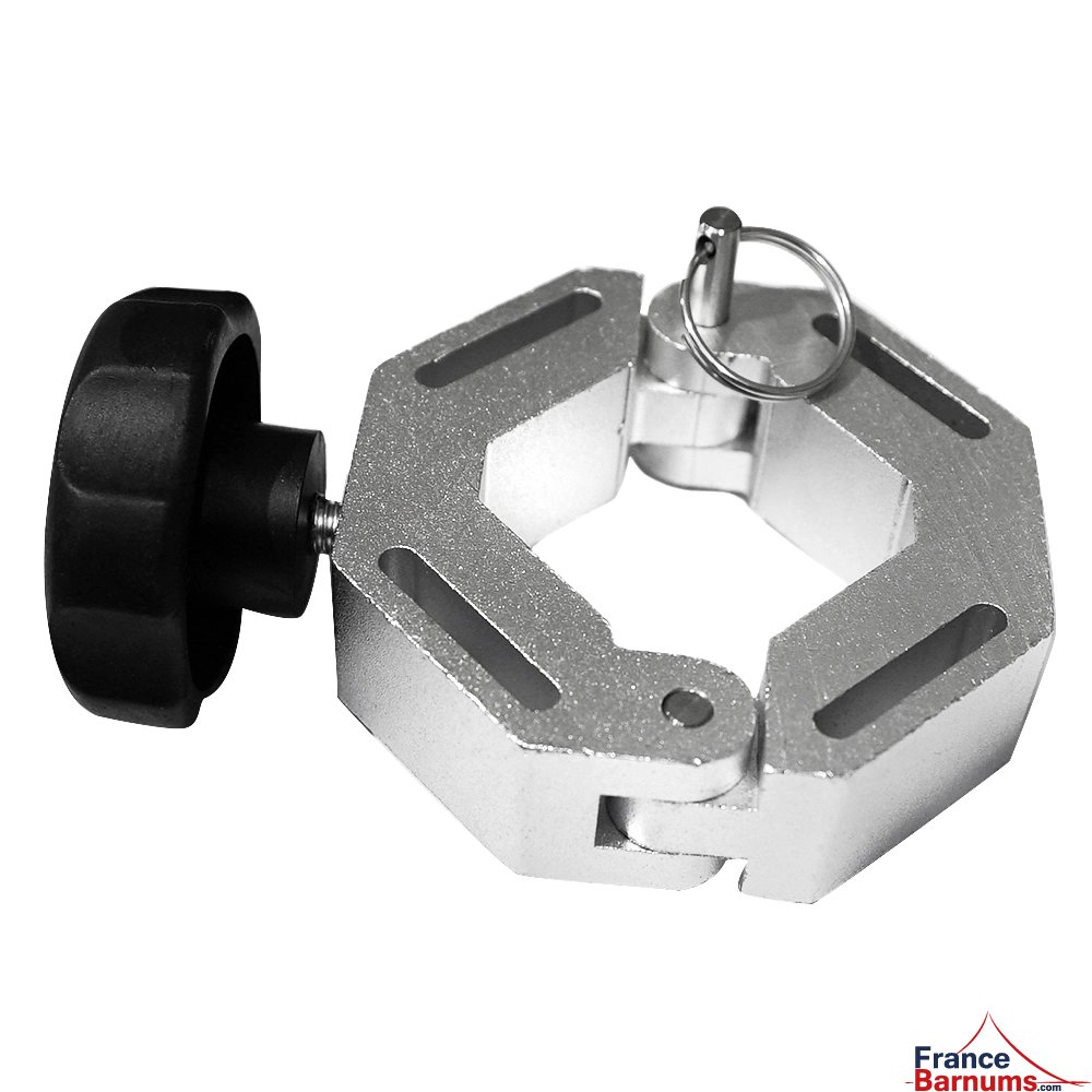 Connecteur Ø55mm pour comptoir pliant buvette à section octogonale