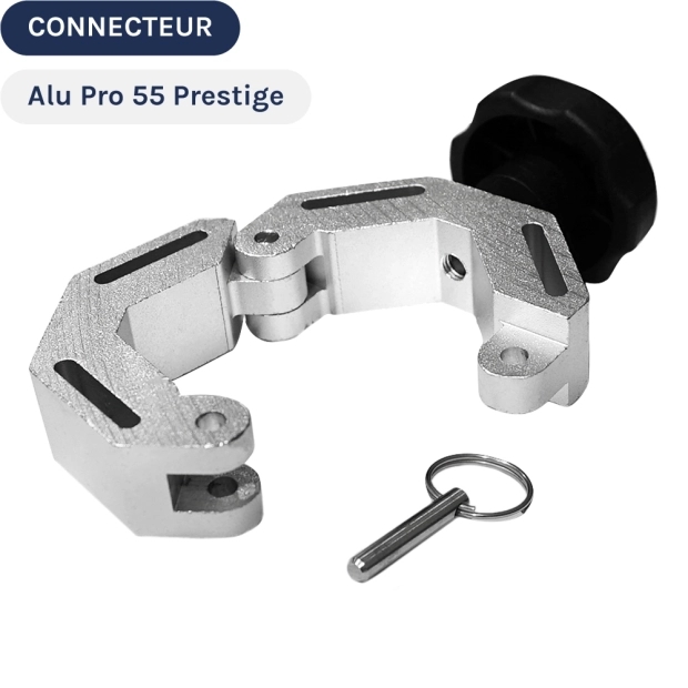 Connecteur de Table Comptoir BUVETTE Ø55mm OCTO pour barnum pliant Alu Pro 55 PRESTIGE