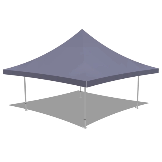 Tonnelle Pliante Alu Pro 55 AUVENT M2 4mx4m NOIR 380gr/m²